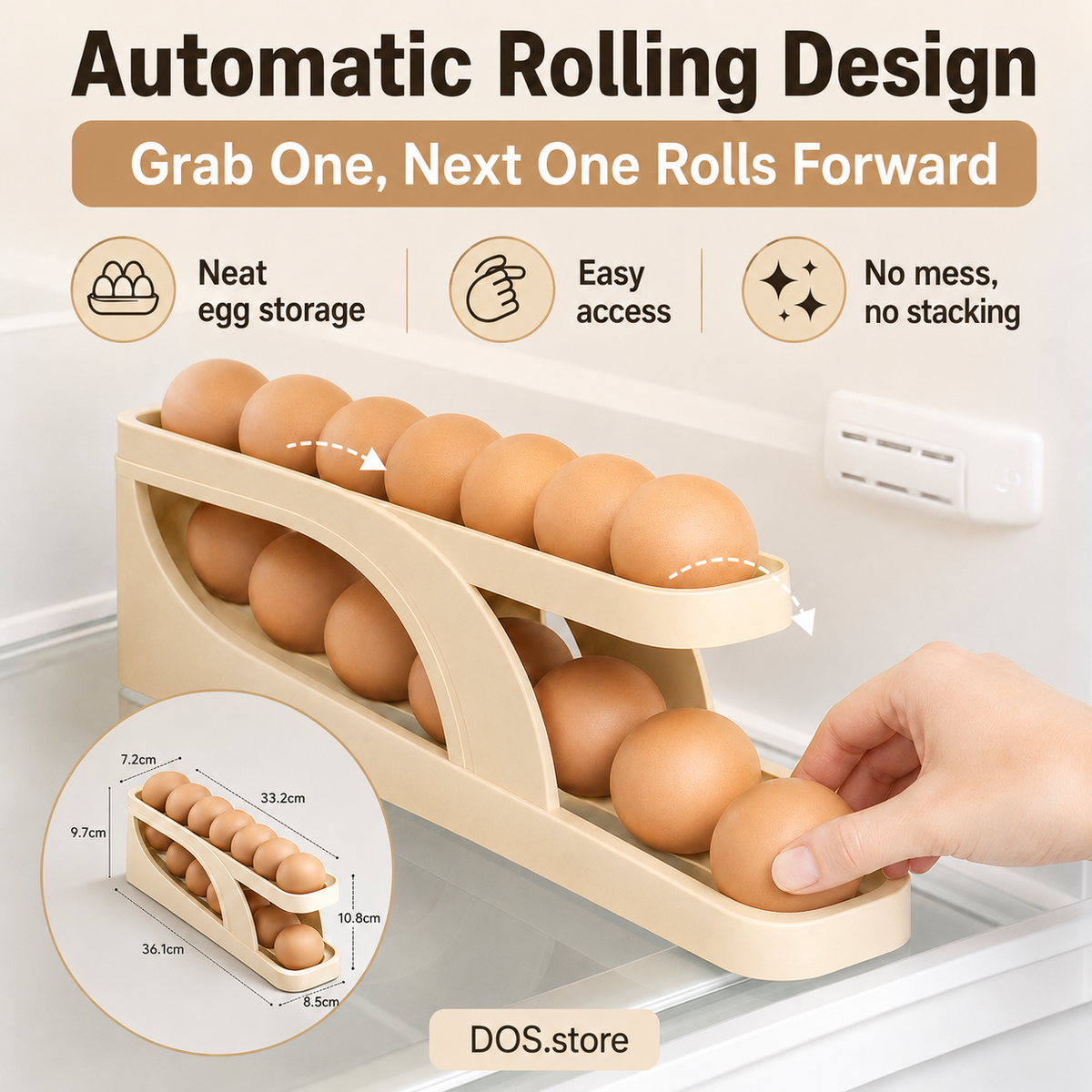 Auto Rolling Egg Dispensers