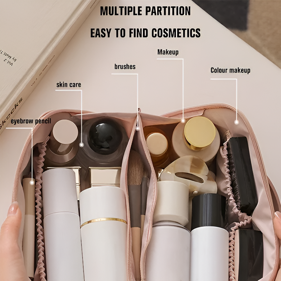 Large Capacity Travel Cosmetic Bag